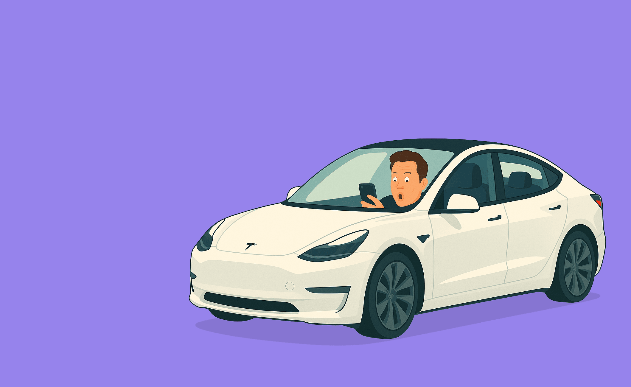 Elon showing off the EV scheme